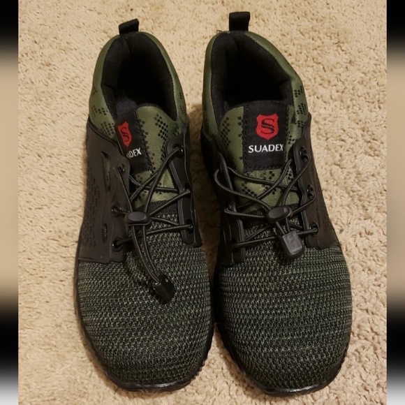 NEW SUADEX Indestructible Steel Toe Shoes Men sz 7 Lightweight Work Shoes - Picture 8 of 8